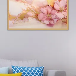 DEKORSTATION Multicoloured Floral and Botanical Canvas Painting-image-48