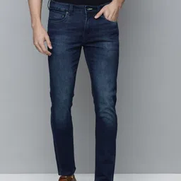 Flying Machine Men Blue Slim Fit Light Fade Stretchable Jeans-picture-38