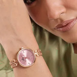 Anouk Women Brass Dial & Textured Straps Analogue Watch-picture-16