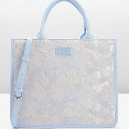 Lino Perros Abstract Woven Deisgn Structured Handheld Bag-picture-26