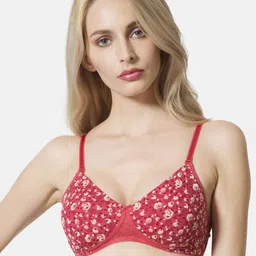Van Heusen Women Coral Base Printed Antibacterial Non Padded Shaper Bra ILIBR1CSPIW7811001-picture-25
