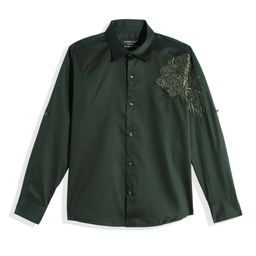 CHARCHIT Boys Solid Cotton Linen Shirt-picture-43