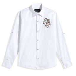 CHARCHIT Boys Embroidered Casual Shirt-picture-13
