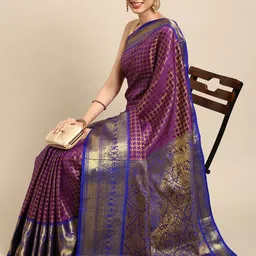 Royal Rajgharana Saree Woven Design Zari Sarees-picture-33