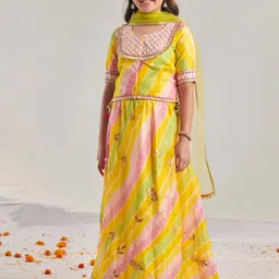 pspeaches Girls Printed Ready to Wear Lehenga Choli-picture-26
