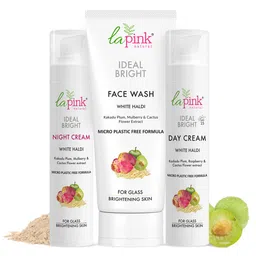 La Pink Ideal Bright Set of 3 Face Wash 100ml Day Cream 50g & Night Cream 50g-picture-22