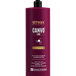 Streax Professional Canvoline Shampoo for Keratin Treated & Straightened Hair - 500 ml image 4