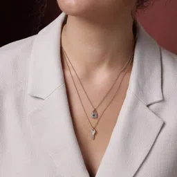 VOGUE PANASH Gold-Toned & White Gold-Plated Layered Necklace-image-0