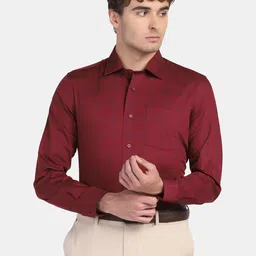 Blackberrys Men Windowpane Checked Cotton Formal Slim Fit Shirt-picture-12