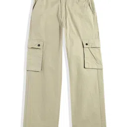 CAVIO Boys Comfort Solid Cargos Trousers with Belt-picture-19