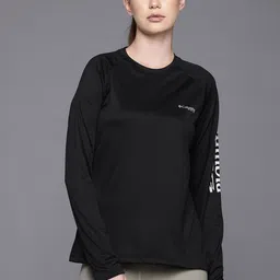Columbia Omni Wick Tidal Brand Logo Printed T-shirt-picture-40