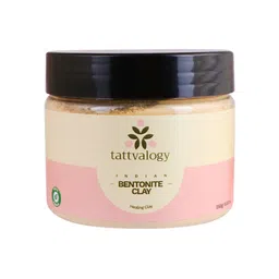 Tattvalogy Cruelty-Free Vegan Pure & Natural Indian Bentonite Clay Face Mask - 250 g-image-65