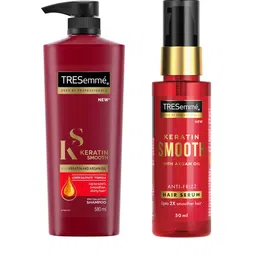 TRESemme Set of Keratin Smooth Shampoo 580ml & Hair Serum 50ml-picture-37