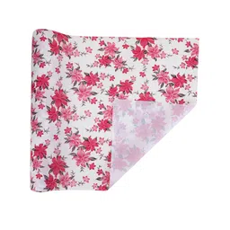 Dakshya Industries Pink & White Floral Printed Anti Slip Self Cover Roll-picture-18