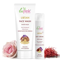 La Pink Ubtan Set of 2 Face Wash 100ml & Day Cream 50g-image-61