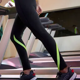 HRX by Hrithik Roshan Women Black Solid Rapid Dry Tights-picture-30