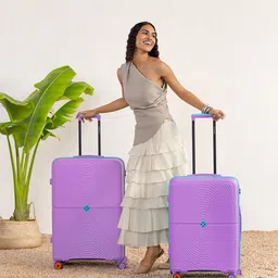 Nasher Miles Set Of 2 Textured Hard-Sided Trolley Bags-picture-14