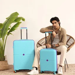 Nasher Miles Set Of 2 Textured Hard-Sided Trolley Bags-picture-30