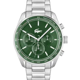 Lacoste Men Boston Bracelet Style Analogue Chronograph Watch 2011346-Green-picture-33