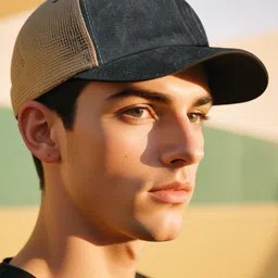 CHOKORE Unisex Colourblocked Cotton Baseball Cap With Mesh Detail-picture-19