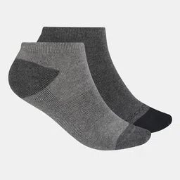 Jockey Pack of 2 Cotton Nylon Blend Solid Low Show Socks with Stayfresh Treatment-picture-52