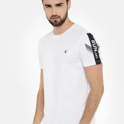 HRX by Hrithik Roshan Men White Placement Printed T-shirt-picture-21