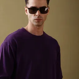 DILLINGER Men Oversized Ultra Soft Drapey Cotton Long Sleeve Crew Neck T-Shirt-picture-18