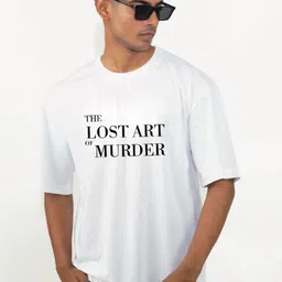 TheBTclub Unisex Oversized Typography Printed Drop-Shoulder Sleeves Pure Cotton T-Shirt-picture-30