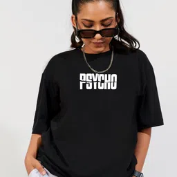 TheBTclub Unisex Oversized Typography Printed Drop-Shoulder Sleeves Pure Cotton T-Shirt-picture-22