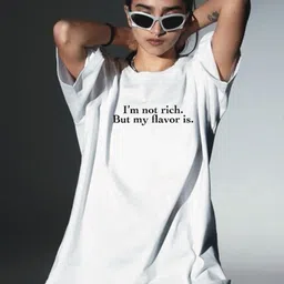 TheBTclub Unisex Oversized Typography Printed Drop-Shoulder Sleeves Pure Cotton T-Shirt-picture-31