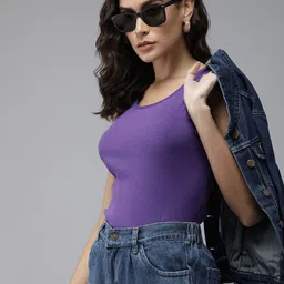 Roadster Women Solid Tank Top-picture-28