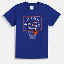 Allen Solly Junior Boys Sports Printed Applique T-shirt-picture-24