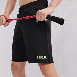 HRX by Hrithik Roshan Men Mid-Rise Training Shorts with Reflective Elements-picture-17