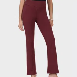 Blissclub The Groove In Women High Waist Flared Track Pants - Regular-image-6