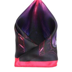 Sojanya Men's Multi Kaleidoscope Satin Pocket Square-picture-31