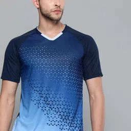 HRX By Hrithik Roshan Racketsport Men Moonlit Ocean Rapid-Dry Abstract Tshirts-picture-15