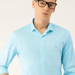 Peter England Men Classic Slim Fit Formal Shirt-picture-11