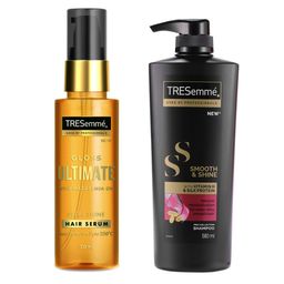 TRESemme Set of Smooth & Shine Shampoo 580ml & Gloss Ultimate Ultra Shine Hair Serum 50ml-picture-28