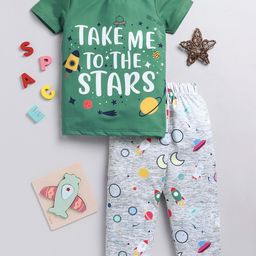 Here&Now X Game Begins Boys Printed T-shirt with Pyjamas-picture-30