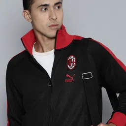 Puma Colourblocked A.C Milan FtblHeritage T7 Track Bomber Jacket-image-93