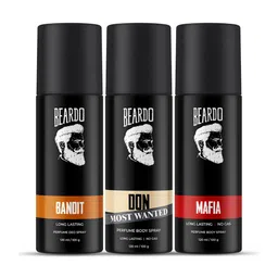 BEARDO Set of 3 Long Lasting Perfume Body Spray 120 ml(100 g) each-picture-23