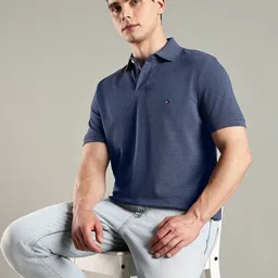 Tommy Hilfiger Polo Collar Regular Fit Organic Cotton T-shirt-picture-55
