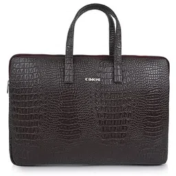 CIMONI Unisex Textured Leather Laptop Bag Up to 16 inch-picture-31