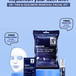 NutriGlow Advanced Organics Sustainable De-Tan & Dullness Removal Facial Kit, 60gm-picture-41