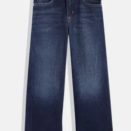 Calvin Klein Jeans Girls Pure Cotton Wide Leg Jeans-picture-15