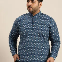SOJANYA PLUS Geometric Printed Cotton Kurta-picture-20