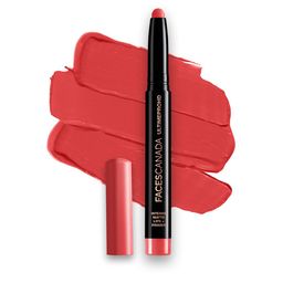 FACES CANADA Feather Light 10hr Stay Ultime Pro HD Intense Matte Lips + Primer Lipstick 1.4g - Scarlet 06-picture-22