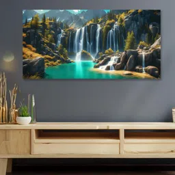 nestroots Green & White 1 Piece Canvas Other Wall Paintings-picture-25