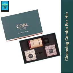 COAL CLEAN BEAUTY Cleansing Combo - Face Cleanser + Coffee Soap + Charcoal Soap - 350g-picture-18
