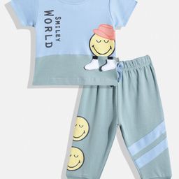 Moms Love Infant Boys Conversational Print Pure Cotton Clothing Set-picture-8